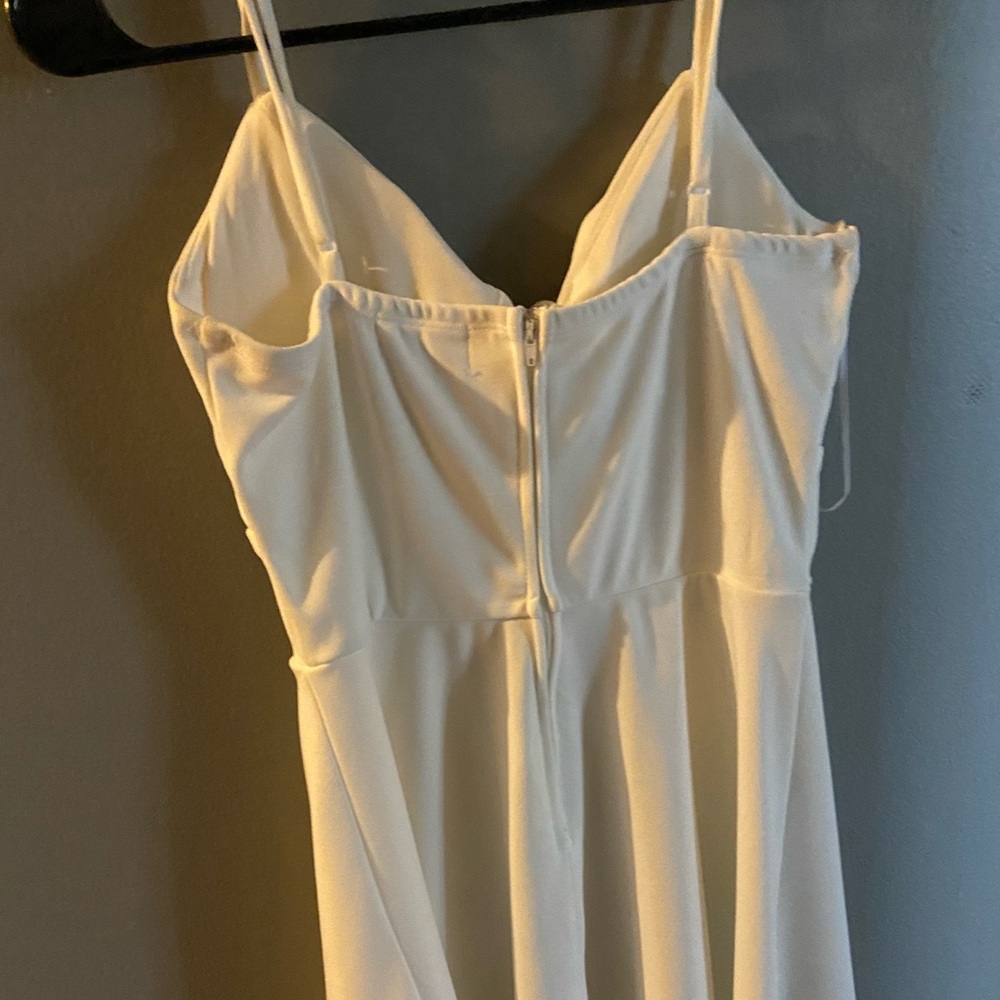 Medium off white mini dress
